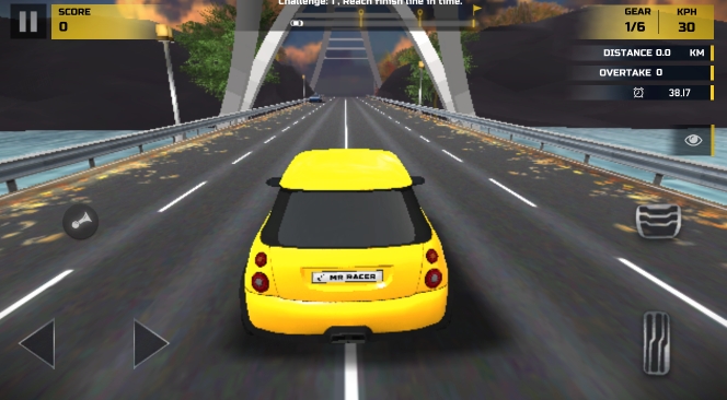 MR RACER screenshot of city environment